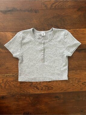 Sunday Best Baby Waffle Cropped T-Shirt